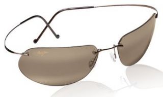 Maui Jim HO'OKIPA 407 sunglasses Gloss Black with HCL Bronze lenses: Clothing