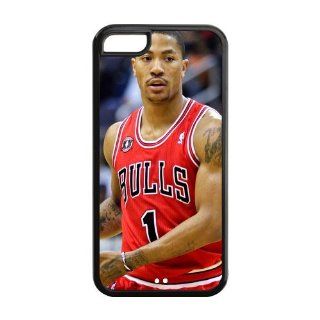 NBA Chicago Bulls Team Logo Custom Design TPU Case Back Cover For Iphone 5c iphone5c NY408: Cell Phones & Accessories