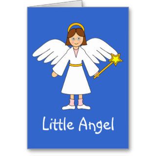 Children's Nativity   Little Angel Greeting Cards