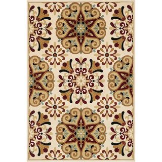 Chime Ivory/ Multi Area Rug (7'7 x 10'6) Alexander Home 7x9   10x14 Rugs