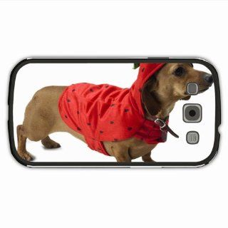 Custom Made Samsung GALAXY S3/III Phone Cases Animals Dog Dachshund Costume Beautiful Of Beautiful Gift Black Cell Phone Shell For Men: Cell Phones & Accessories
