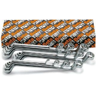 Beta 90/S13 Deep Offset Box End Wrench Set, 13 Pieces ranging from 6mm x 7mm to 30mm x 32mm in box, Chrome Plated: Industrial & Scientific