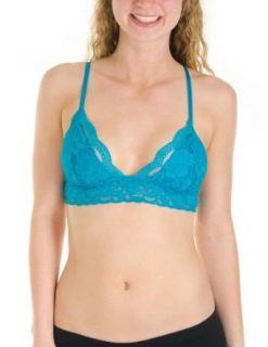 CC Junior's Full Lace Bralette with Pads and Adjustable Straps at  Womens Clothing store