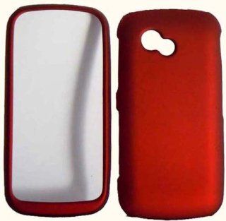 Red Hard Cover Case for LG Neon 2 Rumor Plus GW370: Cell Phones & Accessories