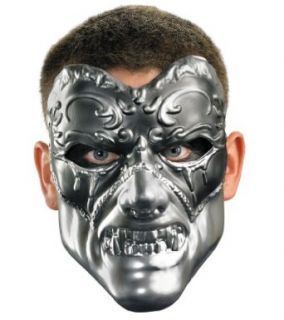 Evil Masquerade Mask Adult (Silver) Size One Size Clothing