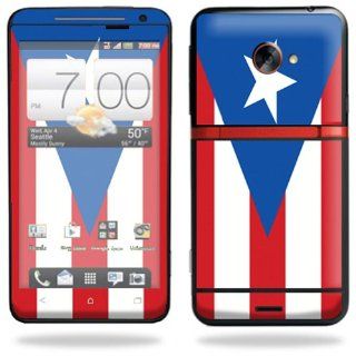 Protective Vinyl Skin Decal Cover for HTC Evo 4G LTE Sprint Cell Phone Sticker Skins PuertoRican Flag: Cell Phones & Accessories