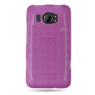 CoverON(TM) Flexi Gel SKin TPU Glove HOT PINK CHECKERED PLAID Soft Cover Case For HTC TITAN 2 (AT&T) [WCM377]: Cell Phones & Accessories