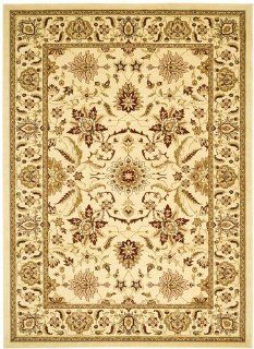 Ivory Traditional Oriental rug by Safavieh Lyndhurst in 8'x11'  