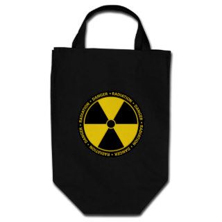 Yellow Radiation Symbol Bag