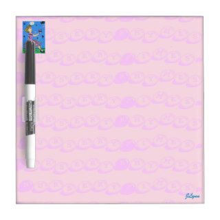 Little Miss Muffet Gets Tough  Eraser Board small Dry Erase Whiteboards