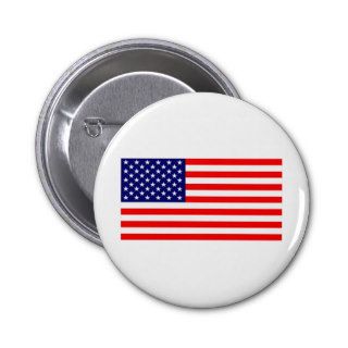Old Glory US American Blank Flag Button