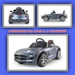 New Mercedes SLS AMG 6.3 LICENSED Baby Kids Ride On Power Wheels Battery Toy Car MP3 Remote Control: Toys & Games