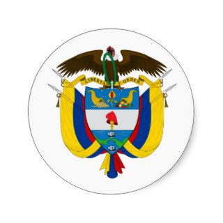 Colombia Coat of arms CO Sticker