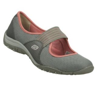 Skechers Inspired Hautespot Womens Mary Jane Shoes Gray 8: Fashion Sneakers: Shoes
