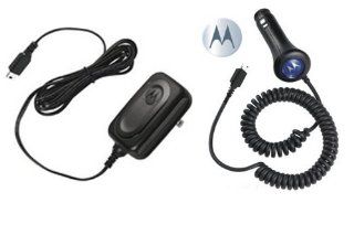 Motorola Factory Original Folding Travel Charger with Prongs for Mini USB Phone: Home Improvement
