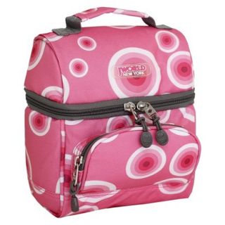 JWorld Corey Lunch Bag with Front Pocket, Target Pink
