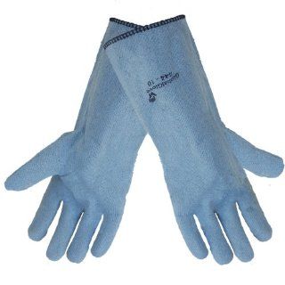 Global Glove 444 Nitrile Heat Handling Glove, High Temperature, 14" Length, Medium (Case of 144): Industrial & Scientific