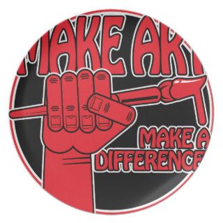 Make Art Make a Difference II Party Plates