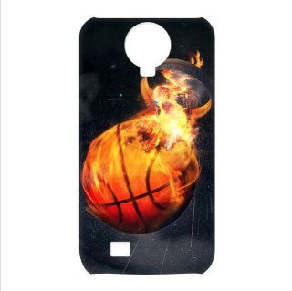 NBA Miami Heat Logo Samsung I9500 3D case Snap On Cover Faceplate Protector: Cell Phones & Accessories