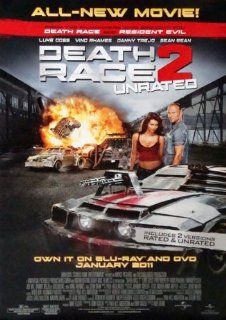 Death Race 2: Movie Poster 27" X 40" (Approx.) : Prints : Everything Else