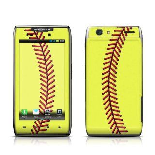 Softball Design Protective Skin Decal Sticker for Motorola Droid Razr MAXX Cell Phone: Cell Phones & Accessories