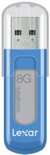 Lexar JumpDrive V10 USB 8 GB Flash Drive LJDV10 8GBASBNA (Blue): Electronics
