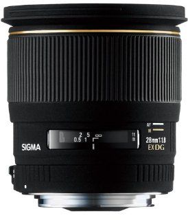 Sigma 28mm f/1.8 EX DG Aspherical Macro Large Aperture Wide Angle Lens for Nikon SLR Cameras : Camera Lenses : Camera & Photo