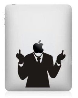 Big Dragonfly Stylish Creative Logo Vinyl Decal Sticker for Apple iPad mini A Speaking Man with No Head Computers & Accessories