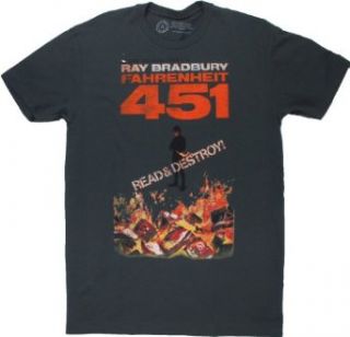 Out Of Print New York Fahrenheit 451 T Shirt   Heavy Metal: Clothing