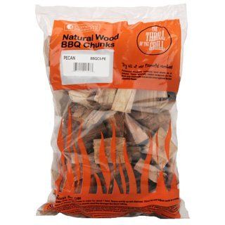 BSS   Pecan 430 CuIn/5 lb Bag   Outdoor BBQ Chunks 5 lb Bag : Smoker Chips : Patio, Lawn & Garden