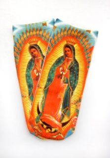 Women's Virgin de Guadalupe Photo Ankle Socks at  Womens Clothing store: Fashion Liner Socks