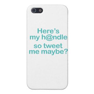 Here's My H@ndle So Tweet Me Maybe? iPhone 5 Case