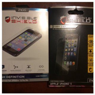 ZAGG invisibleSHIELD for Apple iPhone 5 Case Friendly Screen (new version): Cell Phones & Accessories