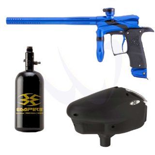 Dangerous Power G5 Blue Paintball Marker + Empire 48/3000 HPA Tank + Halo Too Loader Hopper : Paintball Gun Packages : Sports & Outdoors