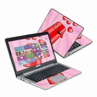 Protective Skin Decal Cover for Asus VivoBook S400CA Laptop 14.1" screen Sticker Skins Popsicle Love: Computers & Accessories