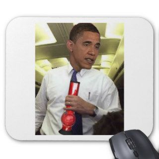 Obama with his bong mouse pad