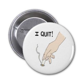I quit smoking Button