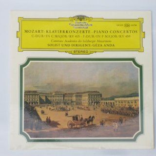 Mozart: Klavierkonzerte ~Piano Concertos C Dur / In C Major / KV 415 & F Dur/In F Major/KV 459 / Camerata Academica des Salzburger Mozartemus / Solist Und Dirigent: Geza Anda: Music