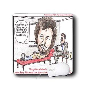 mp_2105_1 Londons Times Funny Music Cartoons   Bee Gees Collectible, I Started A Joke   Mouse Pads: Computers & Accessories