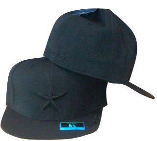 Dallas Cowboys 2009 Tonal Black On Black Fitted Flat Brim Reebok Cap / Hat : Sports Fan Baseball Caps : Sports & Outdoors