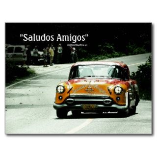 "Saludos Amigos" Carrera Panamericana 2009 Postcard