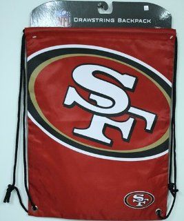 NFL San Francisco 49ers Drawstring Backpack  Sports Fan Backpacks  Sports & Outdoors
