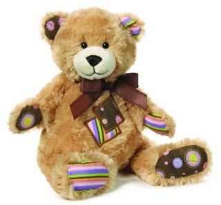 "Raggedy" Patchwork Teddy Bear 11": Toys & Games