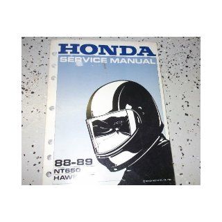 1988 1989 Honda NT650 NT 650 HAWK GT Service Shop Repair Manual OEM FACTORY: honda: Books
