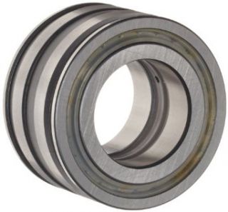 INA SL045012PP Cylindrical Roller Bearing, Double Row, Fixed, Normal Clearance, Open End, Double Sealed, Oil Hole, Metric, 60mm ID, 95mm OD, 46mm Width, 4200rpm Maximum Rotational Speed, 44000lbf Static Load Capacity, 27500lbf Dynamic Load Capacity Indust
