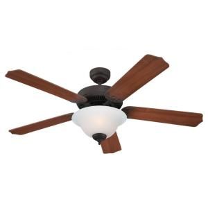 Sea Gull Lighting Quality Max Plus 52 in. Indoor Misted Bronze Ceiling Fan 15030BLE 814
