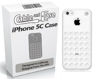 iPhone 5C Case, iPhone 5C cases  Phone Case 5c Soft Skin Case For The New iPhone 5C In Retail Package   Circle Colors   Dots Holes   Shell   Skin Cover Designed And Shipped From The USA By Cable and Case Cell Phones & Accessories