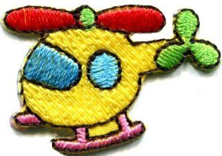 Helicopter Chopper Copter Kids Fun Sew Sewing Applique Iron on Patch New S 468 Handmade Design From Thailand: Patio, Lawn & Garden