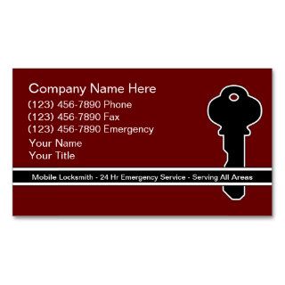 Locksmith Business Cards