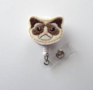 Grumpy Cat   Cute Badge Holder   Nurses Badge Holder   Felt Badge Holder   Nursing Badge Holder   Cute Badge Reel   RN Badge Reel   Nurse : Office Products